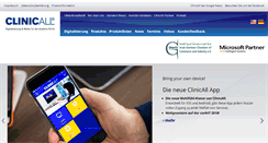 Desktop Screenshot of clinicall.de