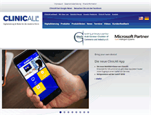 Tablet Screenshot of clinicall.de